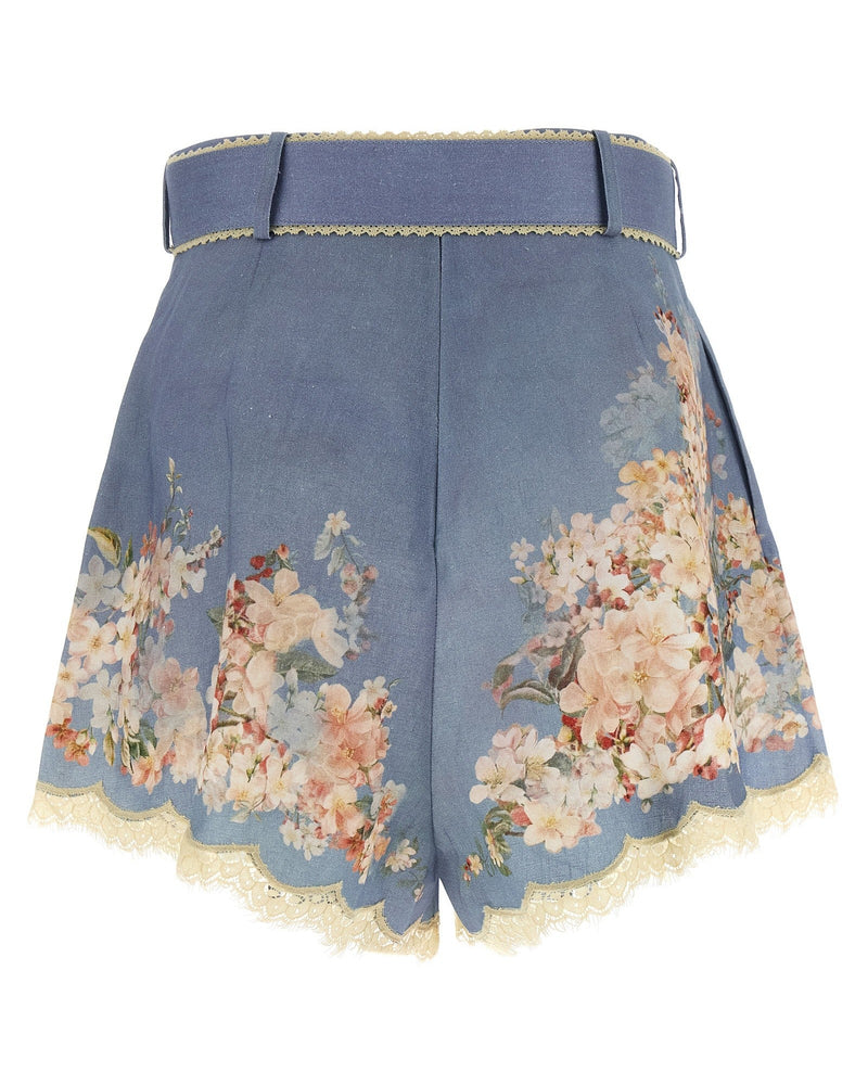Zimmermann Cascadian Tuck Shorts Glam Steals
