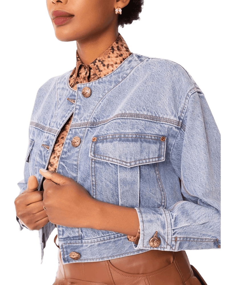 Zimmermann Clear Blue Coat Glam Steals