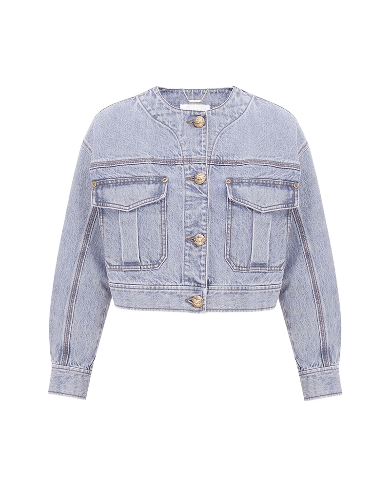 Zimmermann Clear Blue Coat Glam Steals