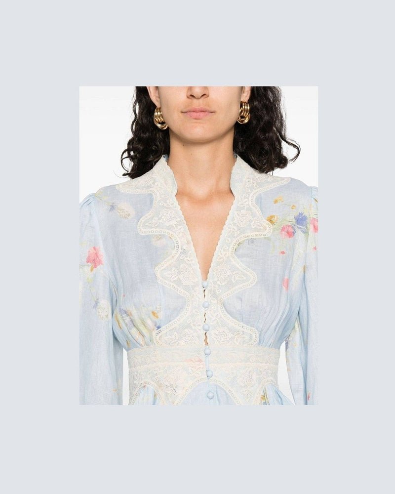 Zimmermann Clear Blue Dress Glam Steals
