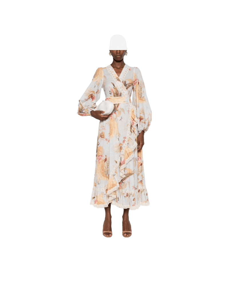 Zimmermann Dress Clear Blue Glam Steals