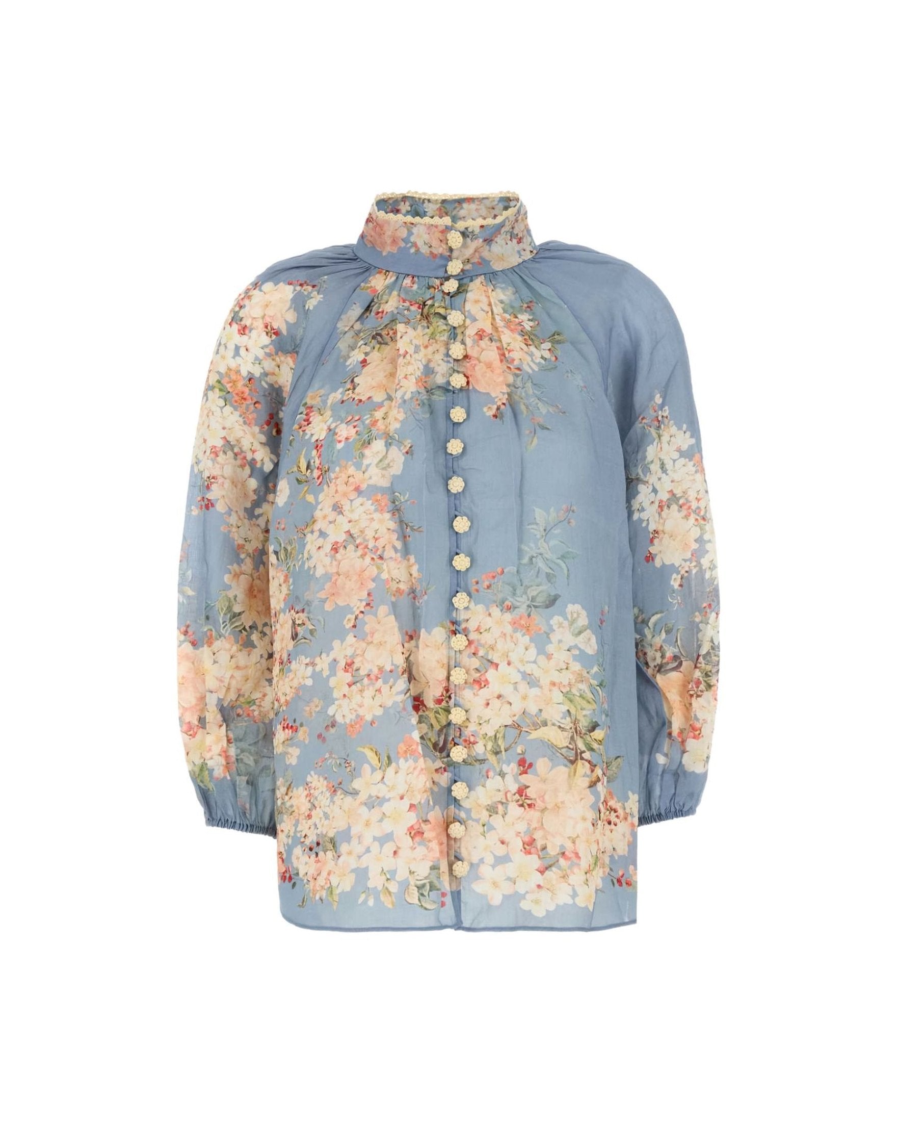 Zimmermann Clear Blue Shirt Glam Steals