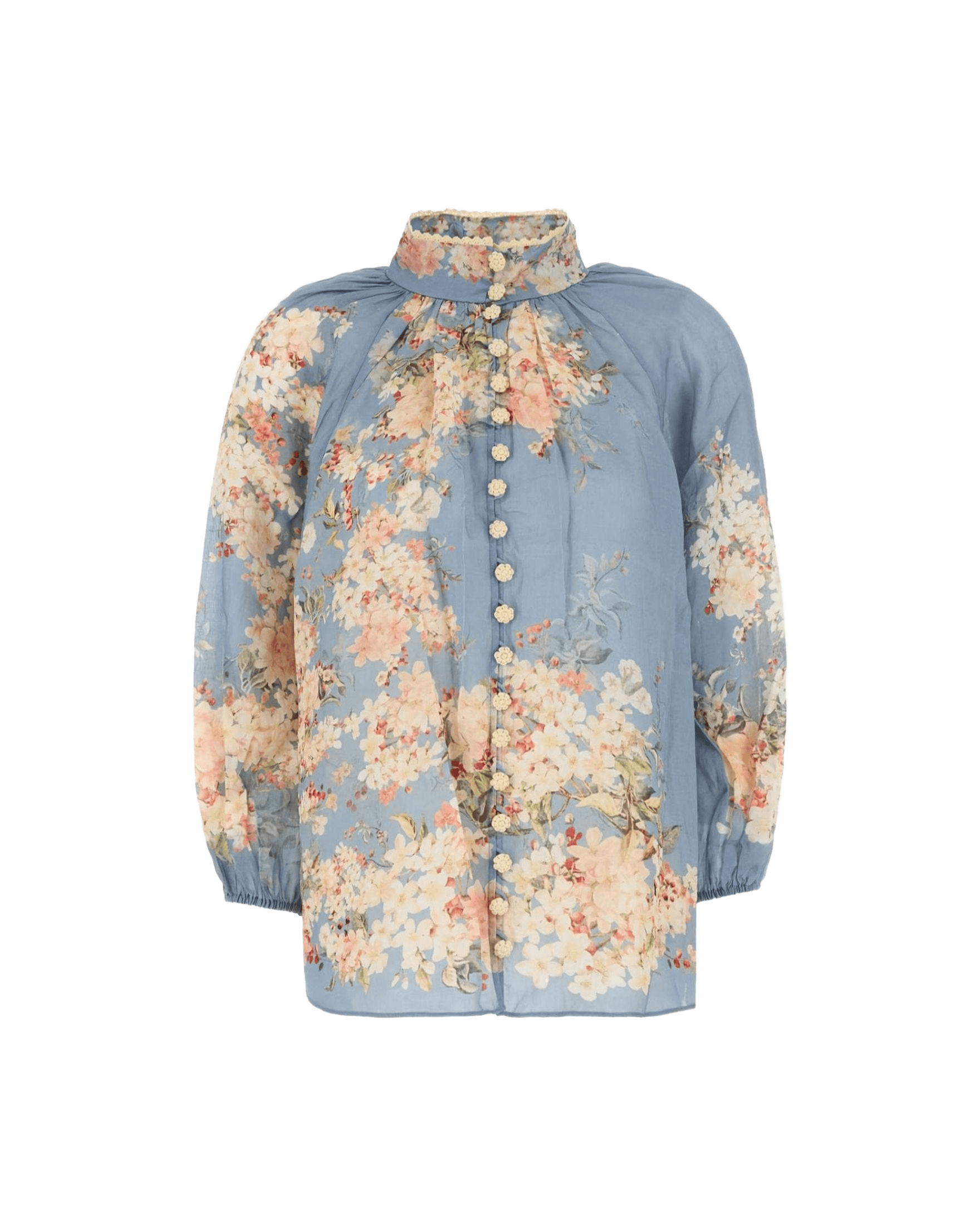 Zimmermann Clear Blue Shirt Glam Steals