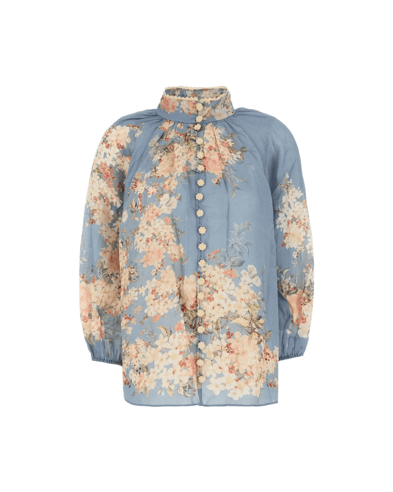 Zimmermann Shirt Clear Blue Glam Steals