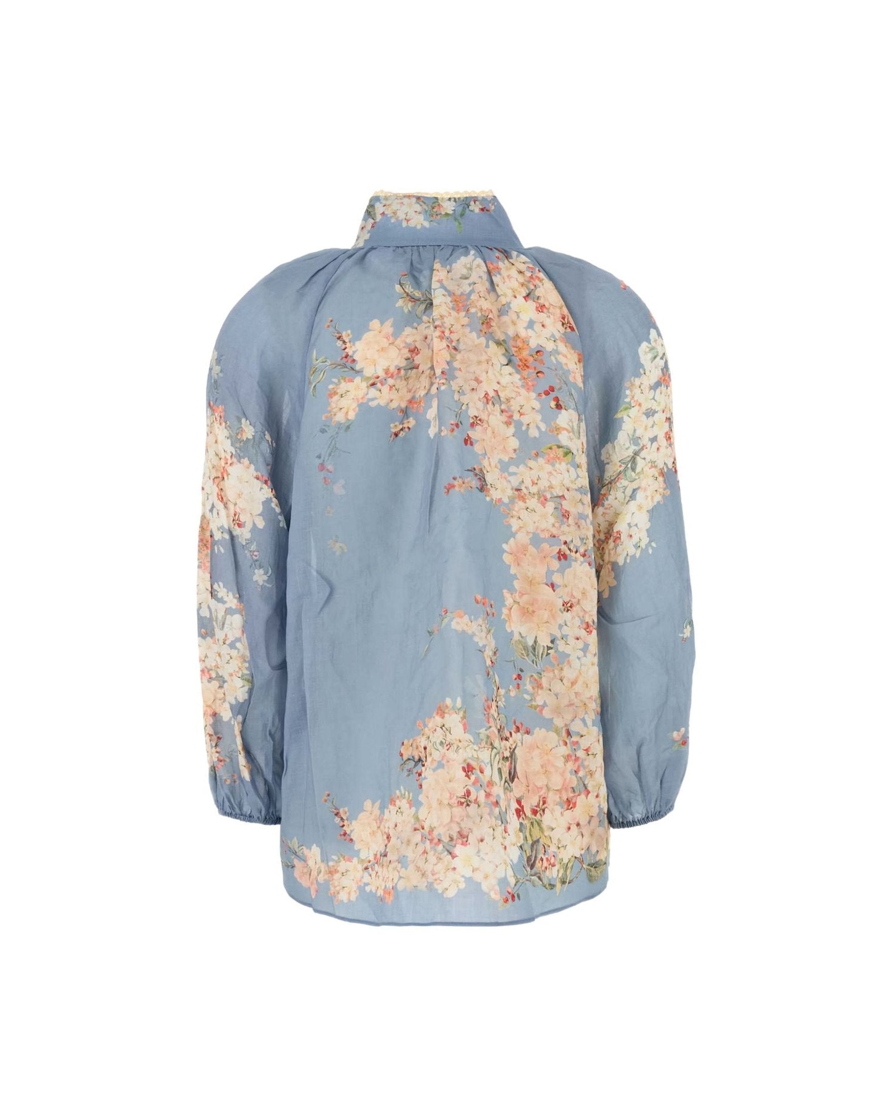 Zimmermann Clear Blue Shirt Glam Steals