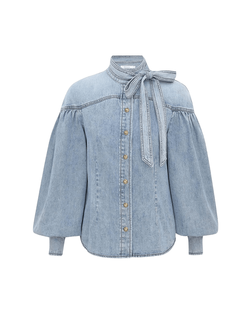 Zimmermann Clear Blue Shirt Glam Steals