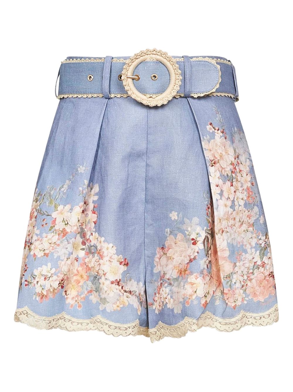 Zimmermann Clear Blue Shorts Glam Steals