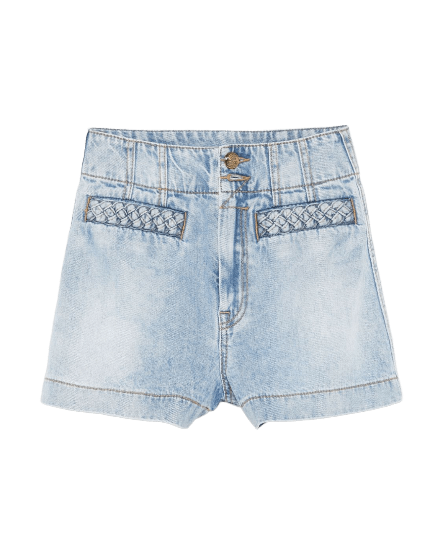 Zimmermann Clear Blue Shorts Glam Steals