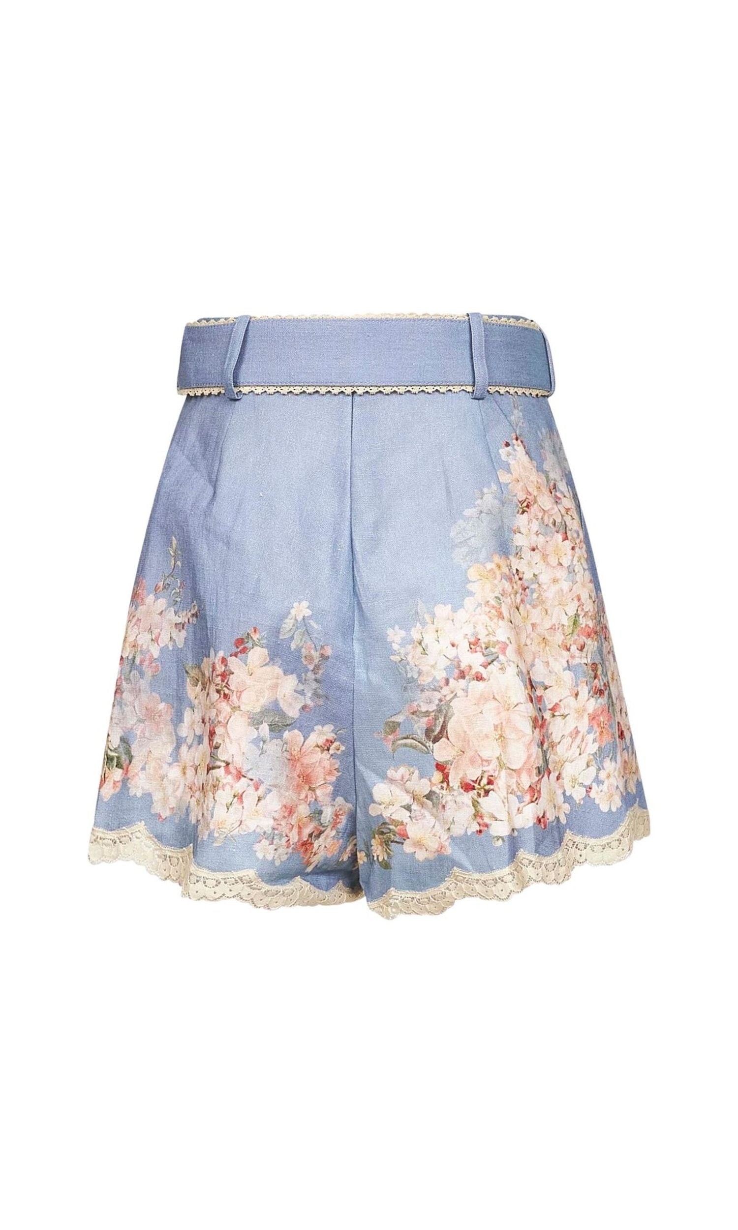 Zimmermann Clear Blue Shorts Glam Steals