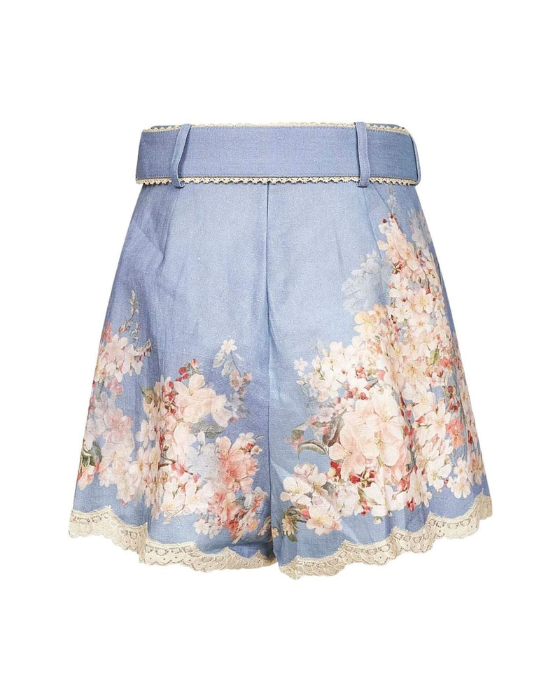 Zimmermann Clear Blue Shorts Glam Steals