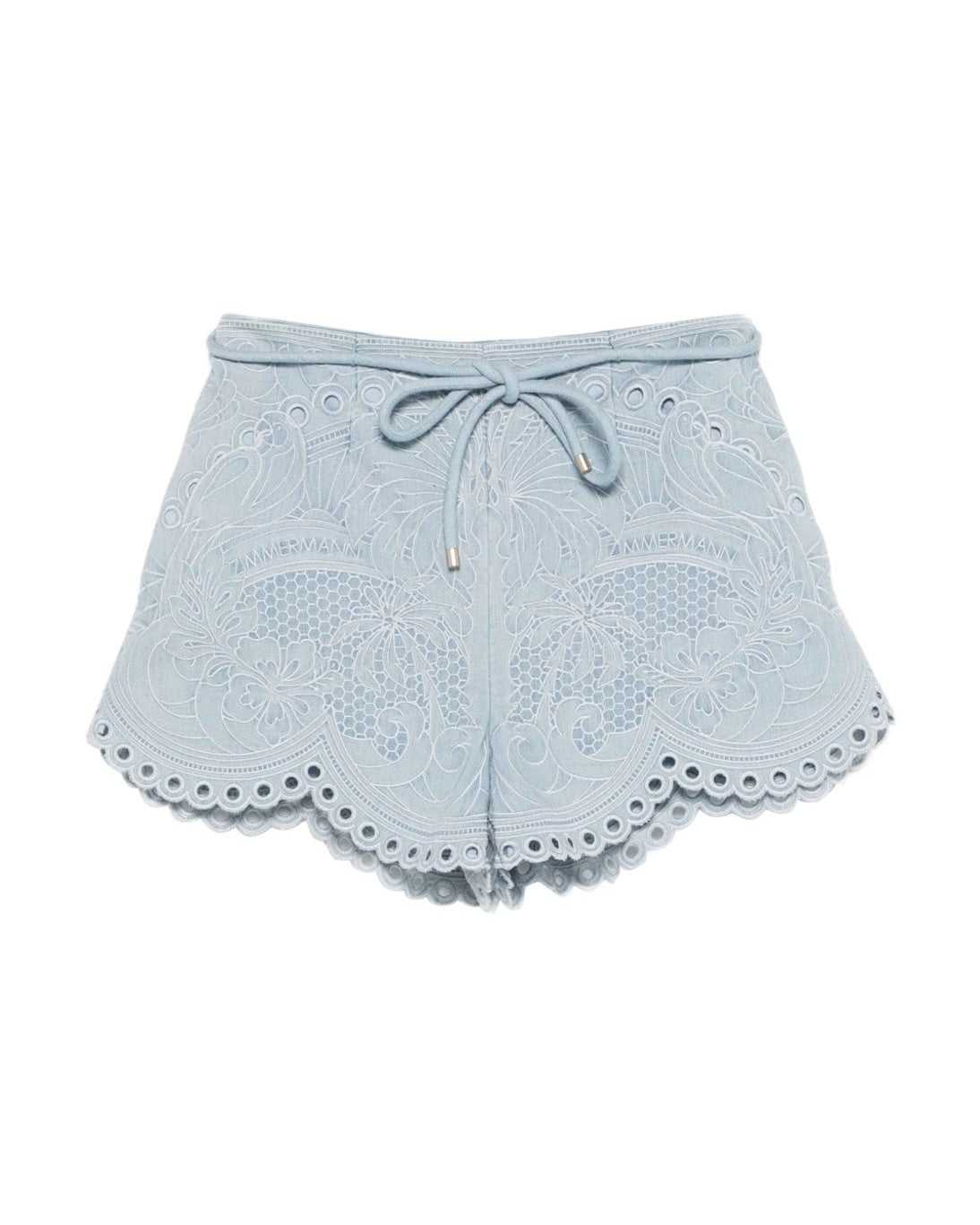 Zimmermann Clear Blue Shorts Glam Steals