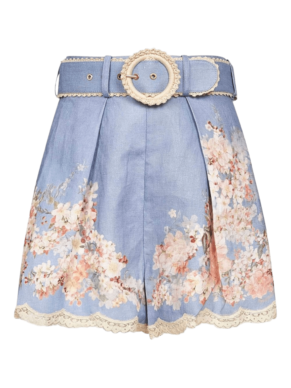 Zimmermann Clear Blue Shorts Glam Steals