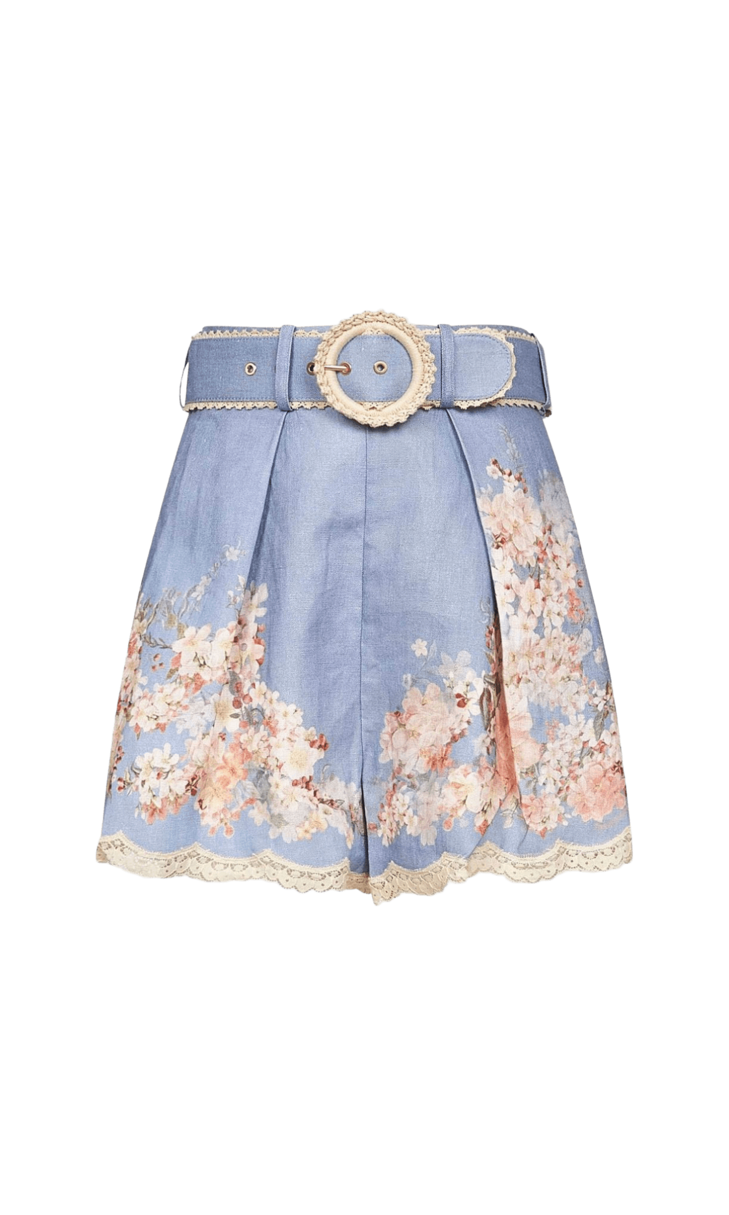 Zimmermann Clear Blue Shorts Glam Steals