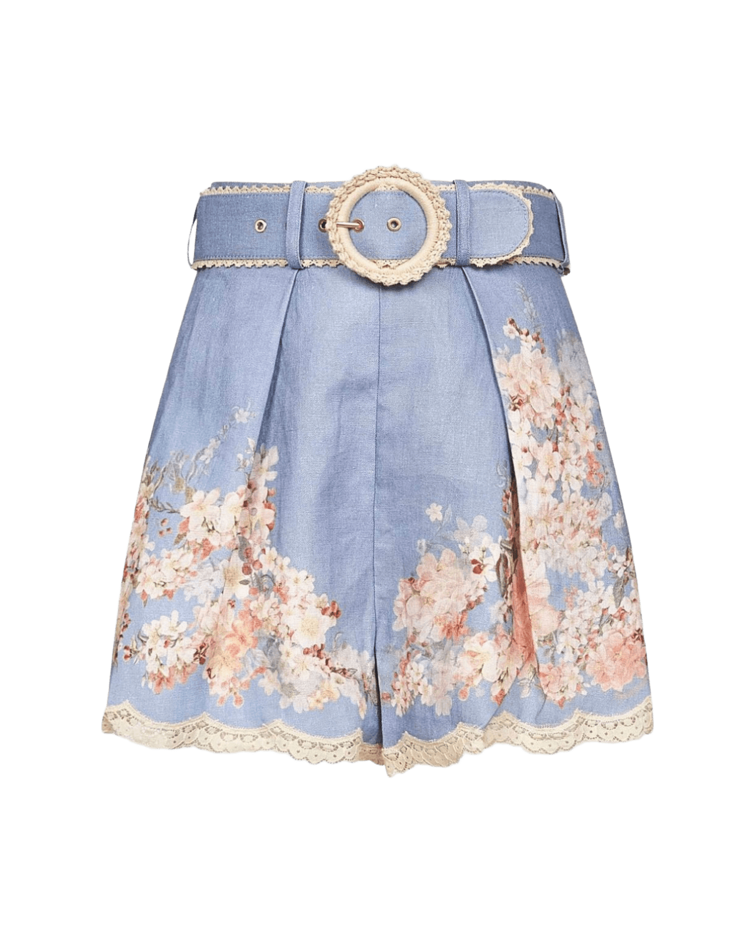 Zimmermann Clear Blue Shorts Glam Steals