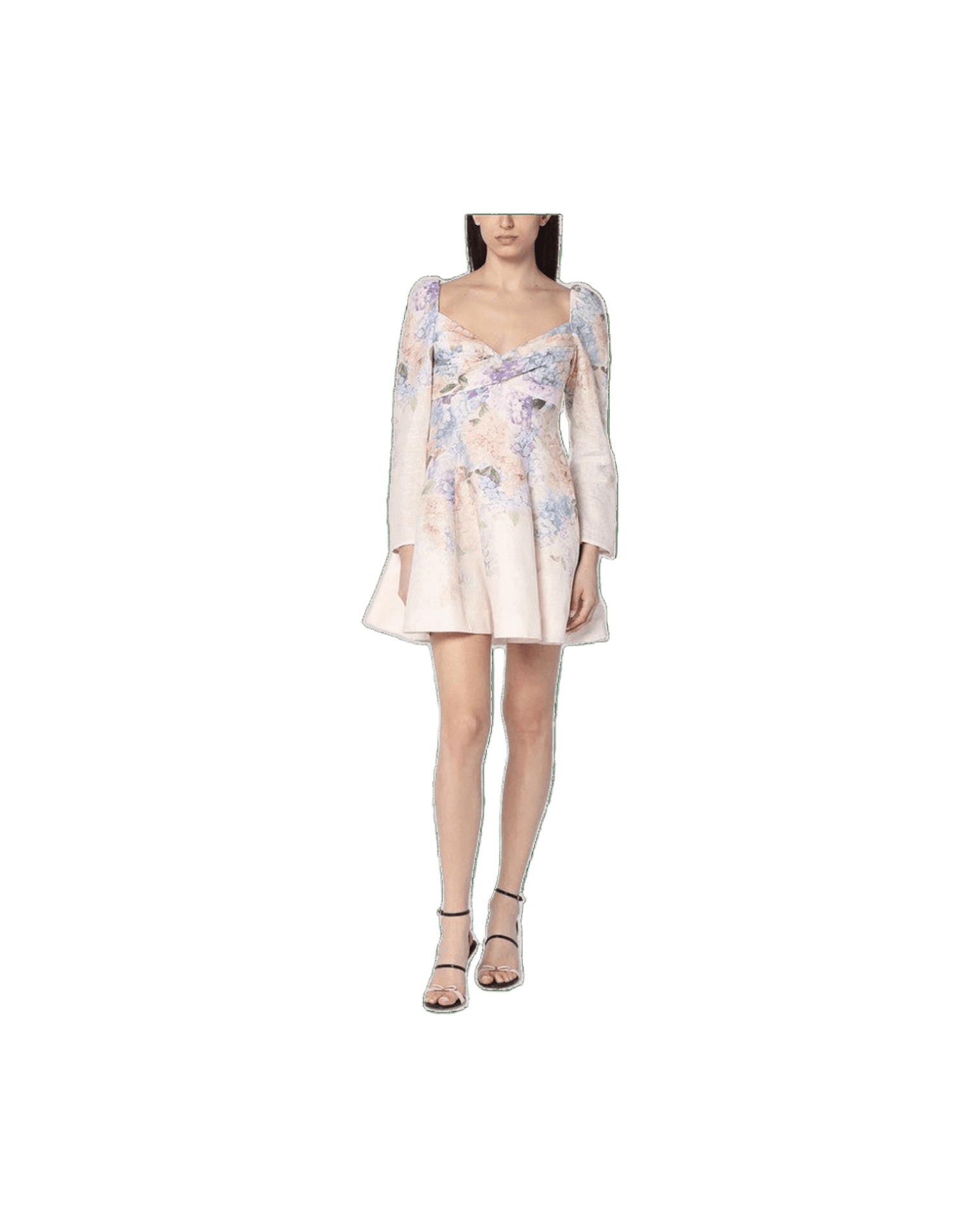 Zimmermann Dawning Mini Dress With Floral Print Glam Steals