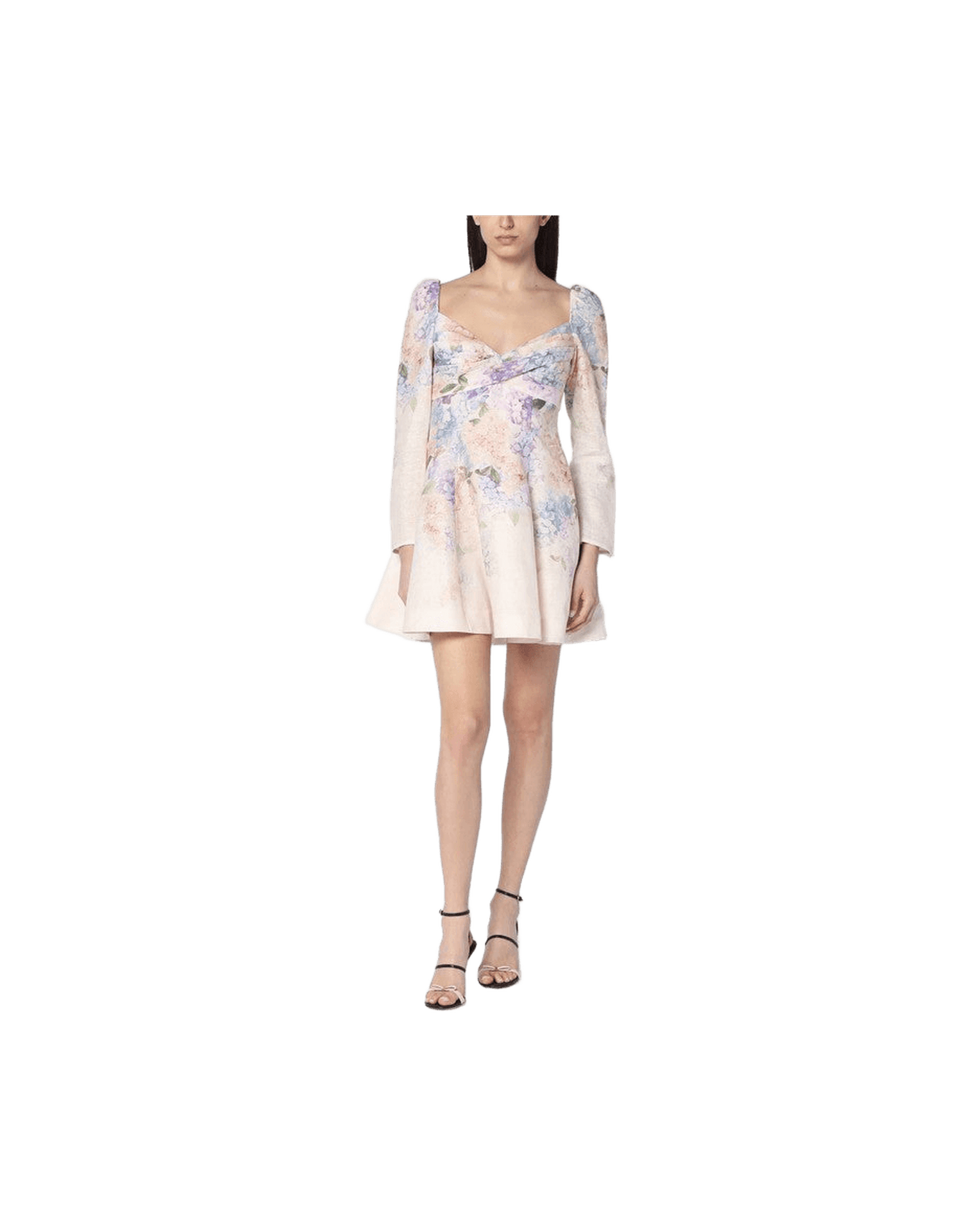 Zimmermann Dawning Mini Dress With Floral Print Glam Steals