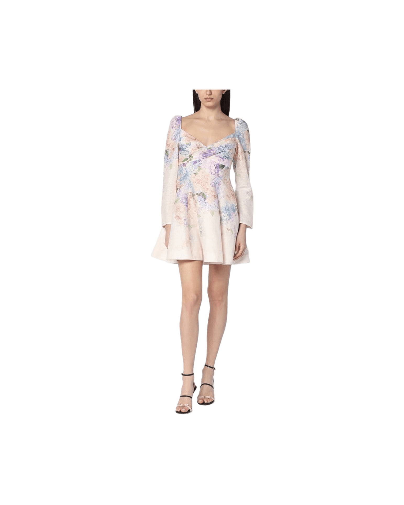 Zimmermann Dawning Mini Dress With Floral Print Glam Steals