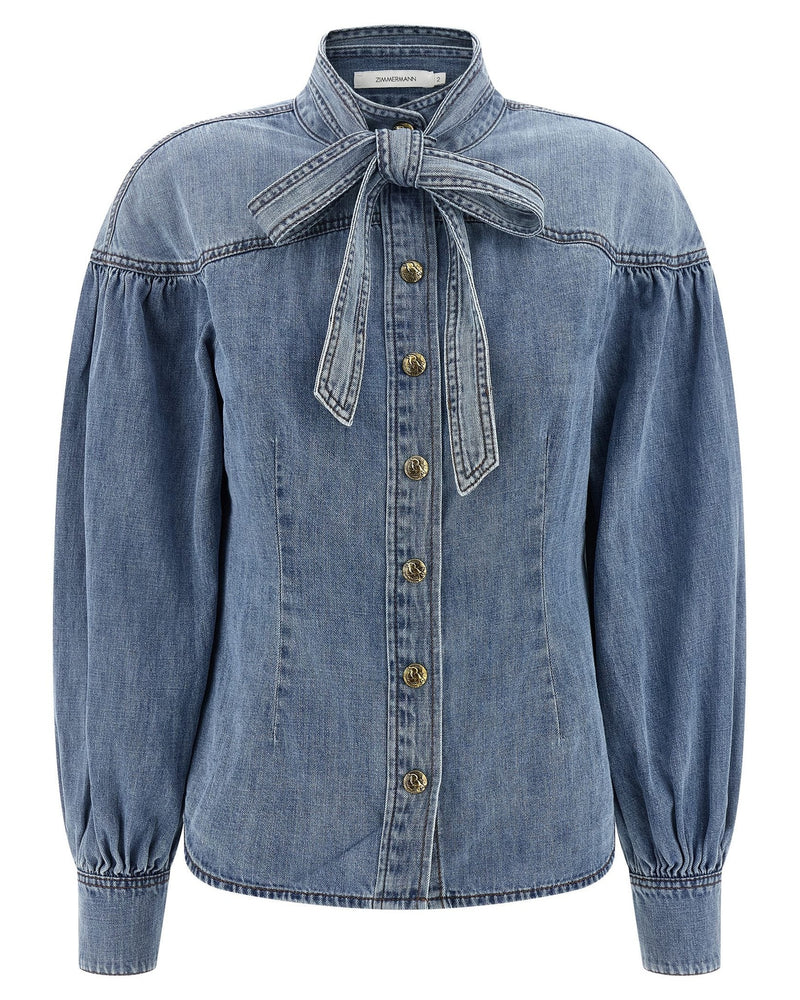 Zimmermann Denim Shirt Glam Steals
