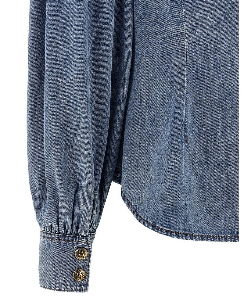 Zimmermann Denim Shirt Glam Steals