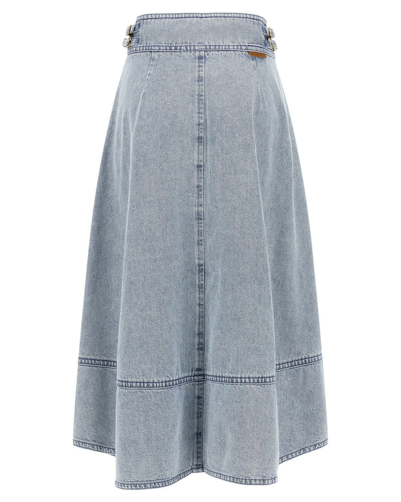 Zimmermann Denim Skirt Glam Steals