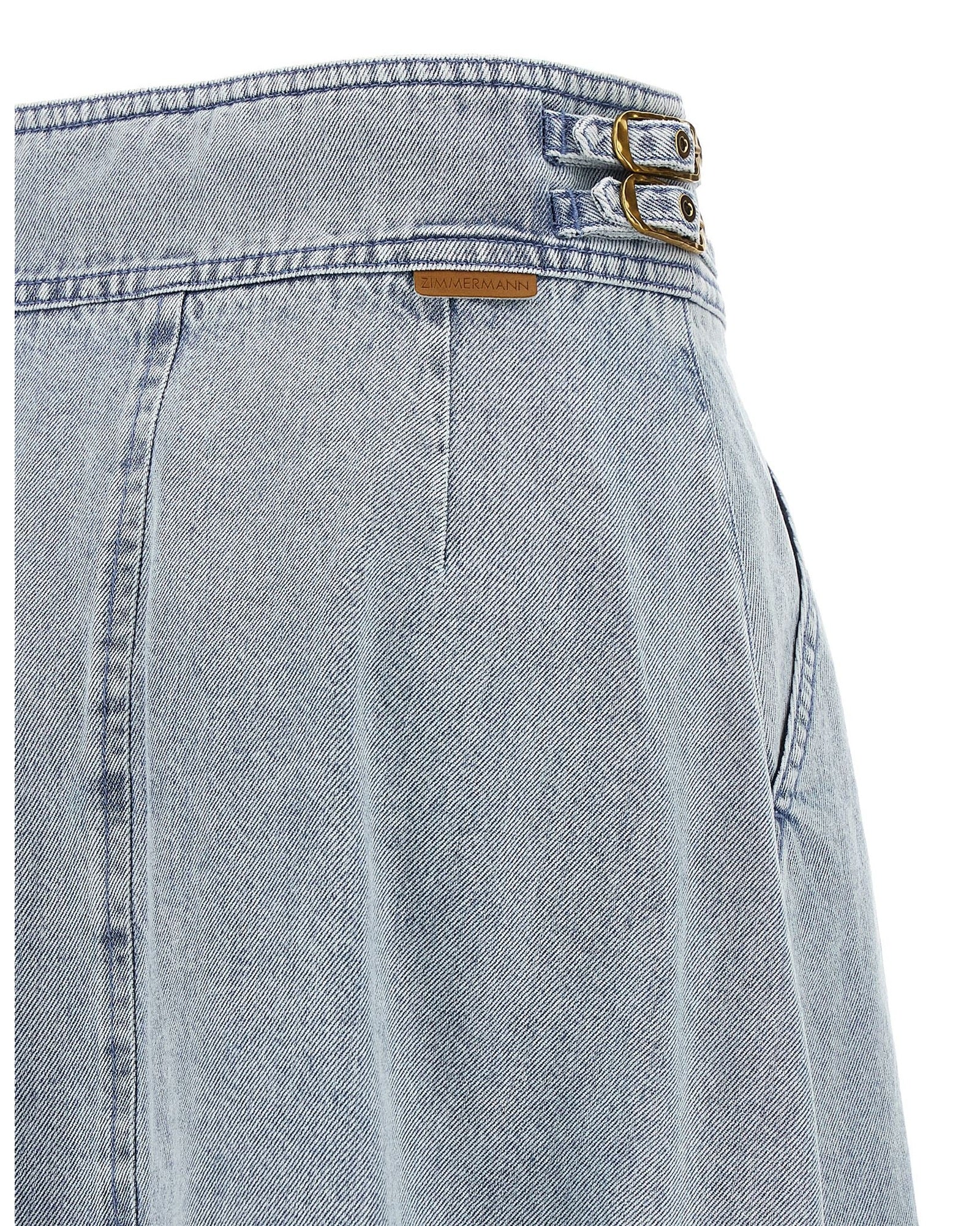 Zimmermann Denim Skirt Glam Steals