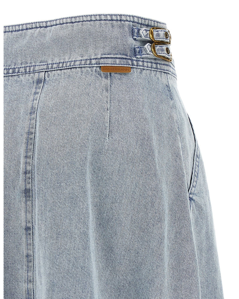 Zimmermann Denim Skirt Glam Steals