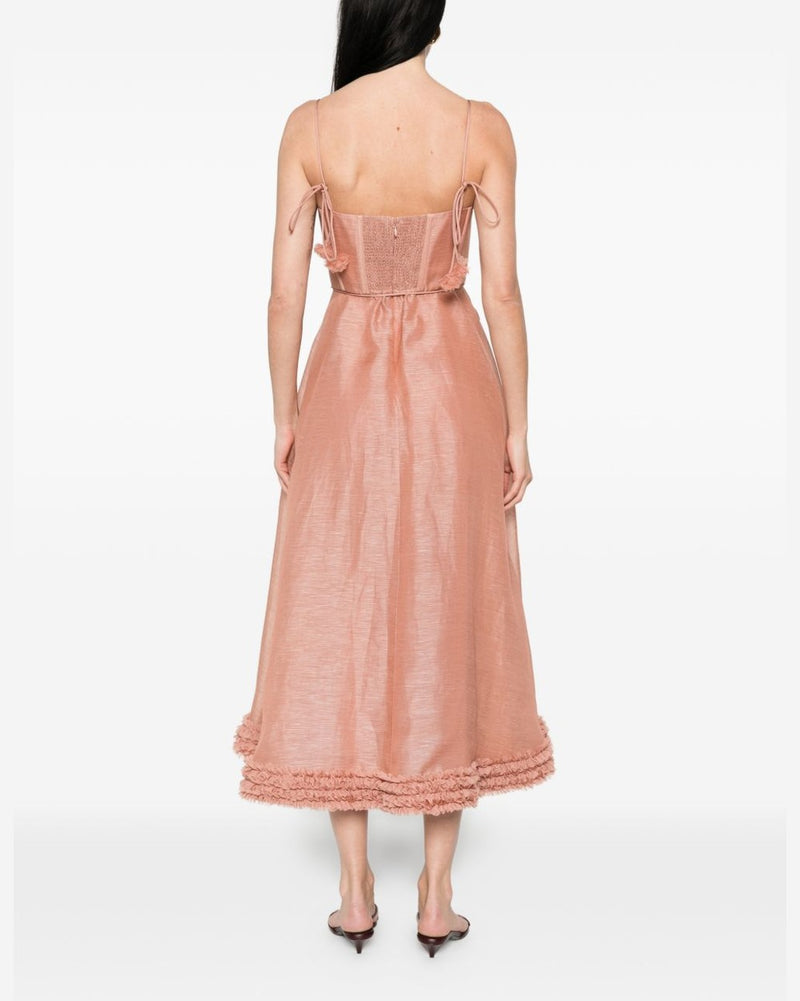 Zimmermann Luna Midi Dress Glam Steals