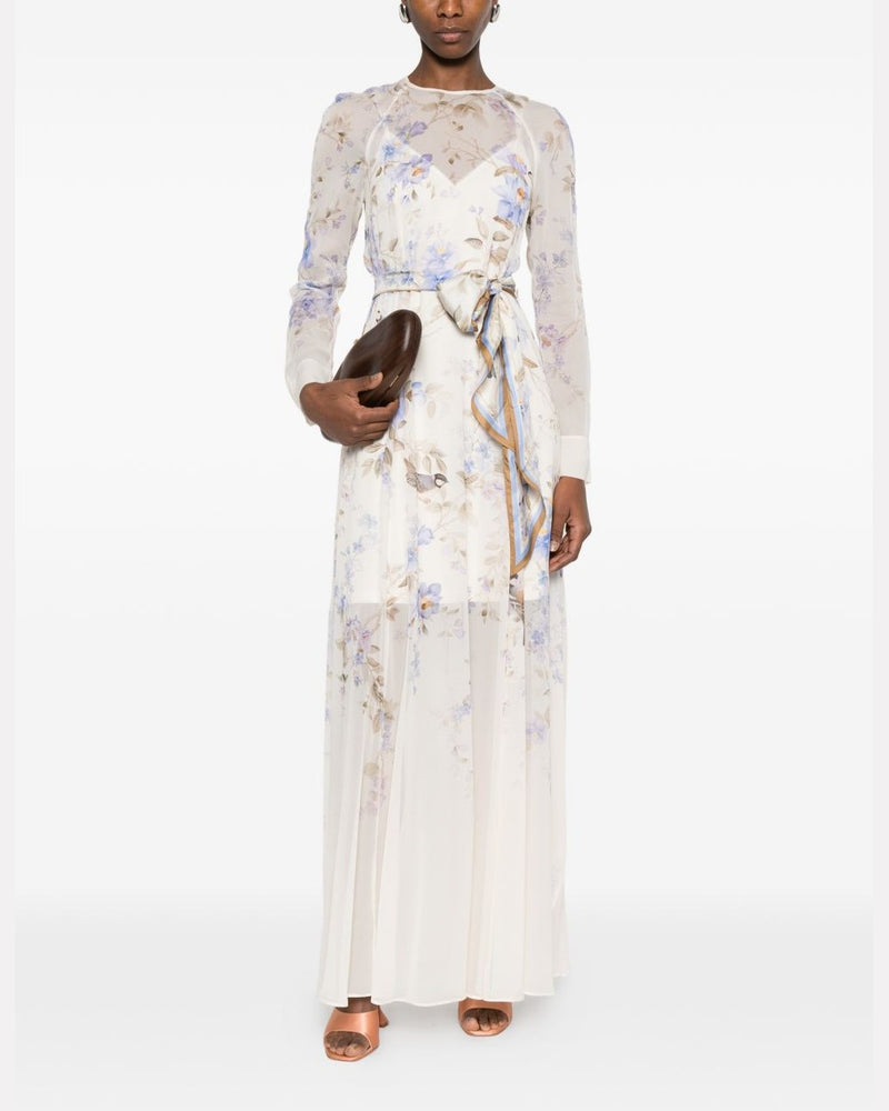 Zimmermann Luna Printed Long Dress Glam Steals