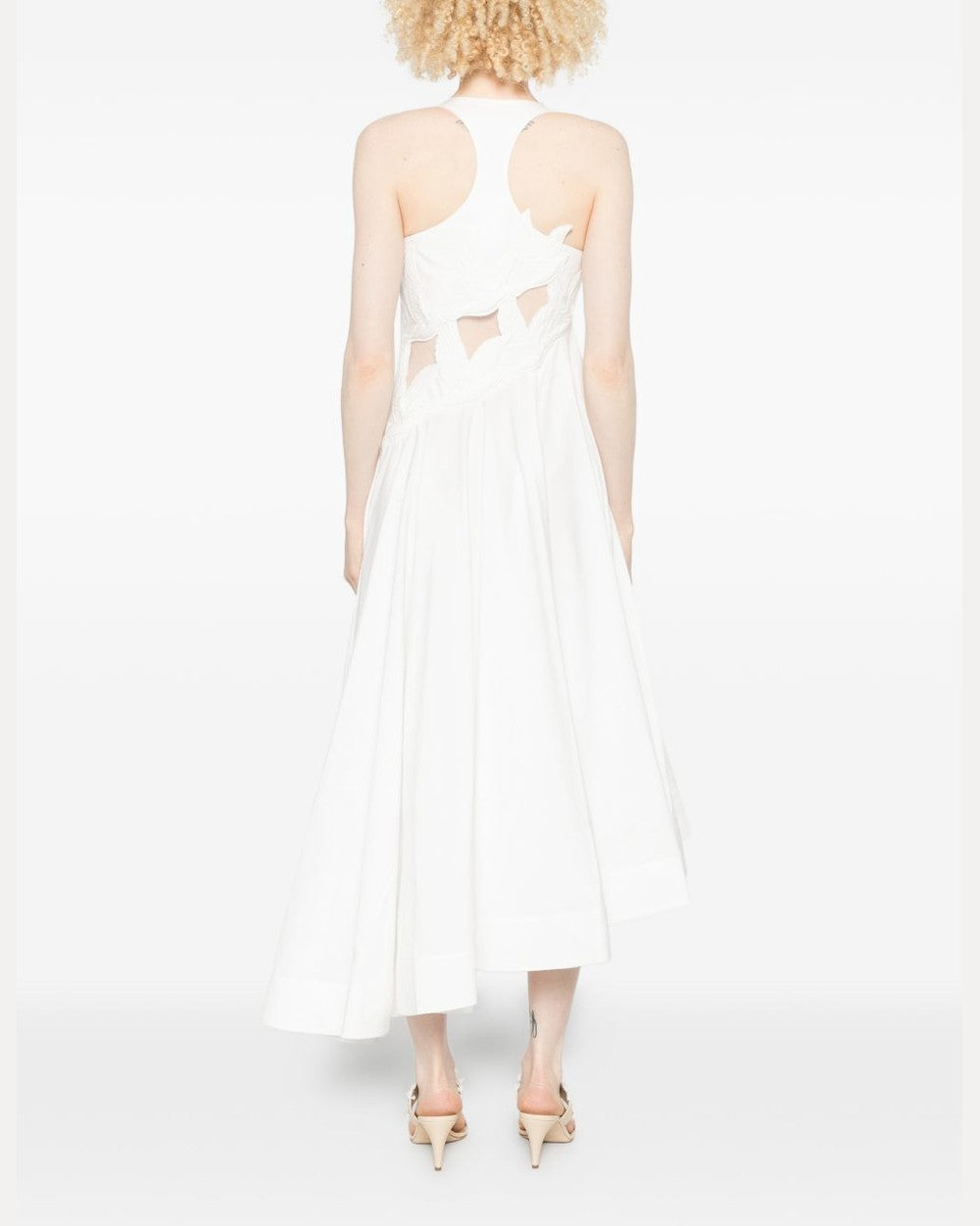 Zimmermann Luna Cotton Midi Dress Glam Steals