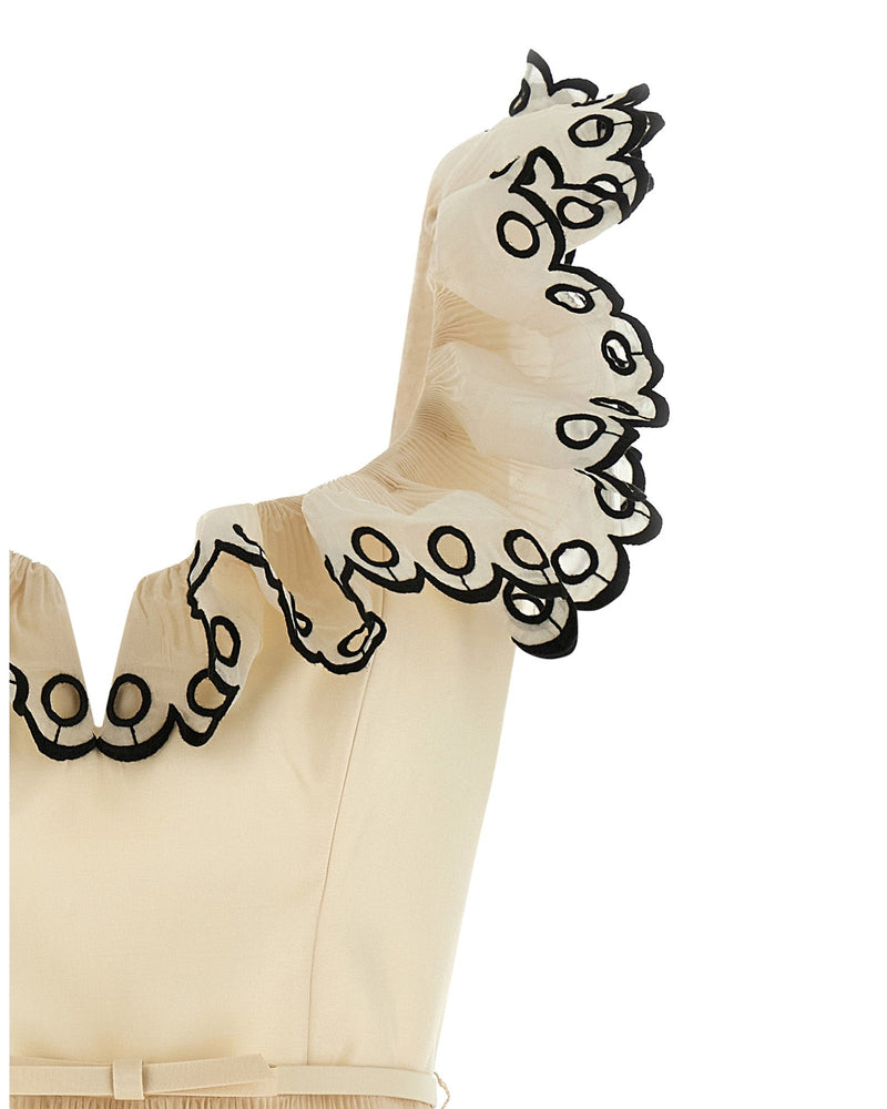 Zimmermann Embroidered Frilled Mini Dress Glam Steals