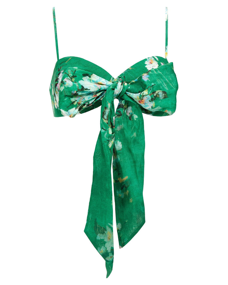 Zimmermann Everley Draped Bow Bralette Glam Steals
