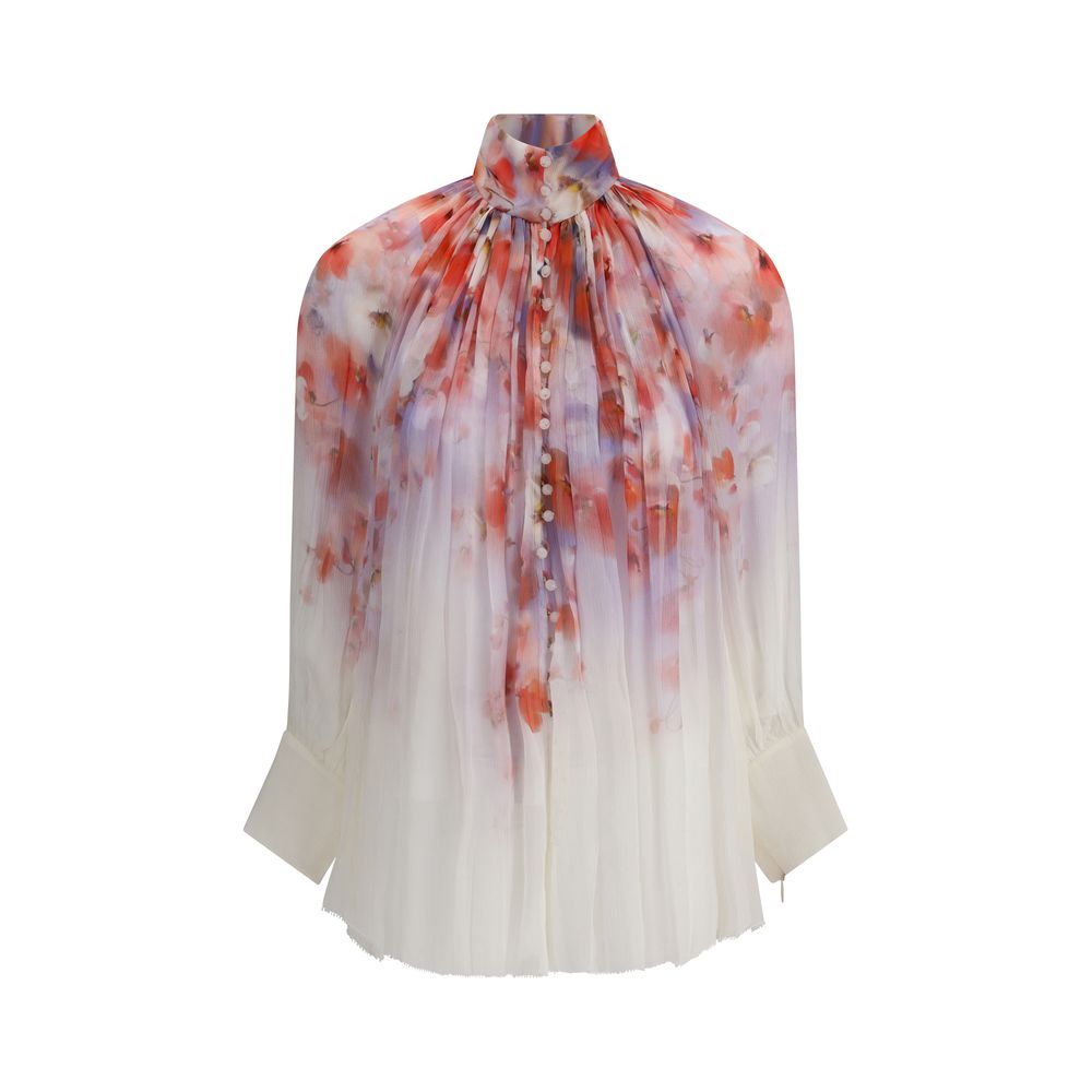 Zimmermann Floral Print Crush Blouse Glam Steals