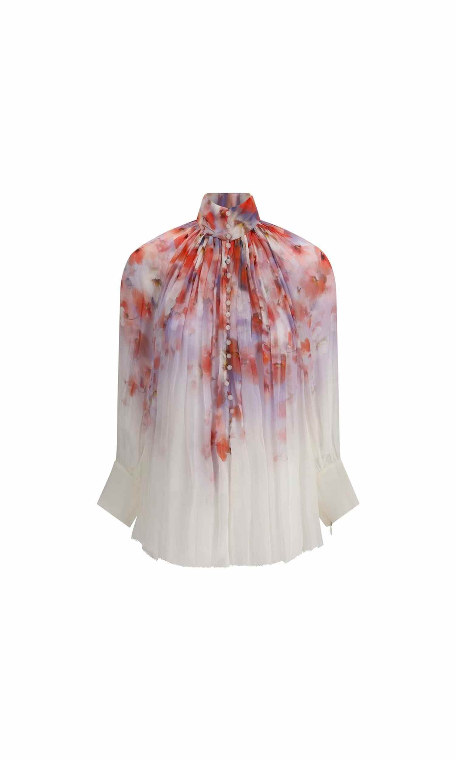 Zimmermann Floral Print Crush Blouse Glam Steals