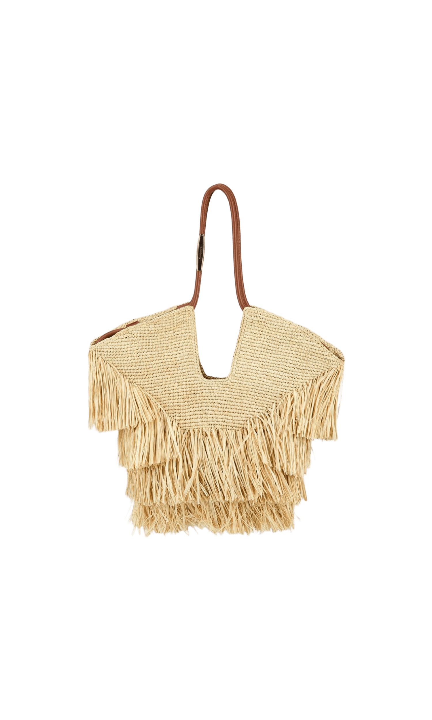 Zimmermann Goldentime Medium Raffia Tote Bag Glam Steals