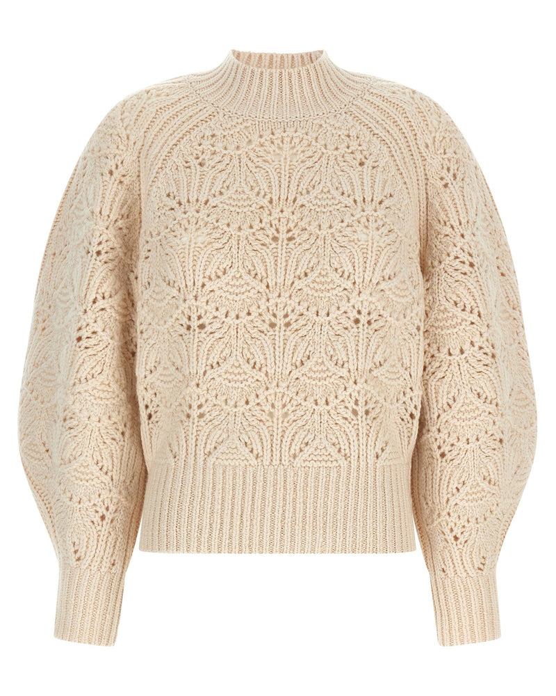 Zimmermann Hypnotic Cable Knit Sweater Glam Steals