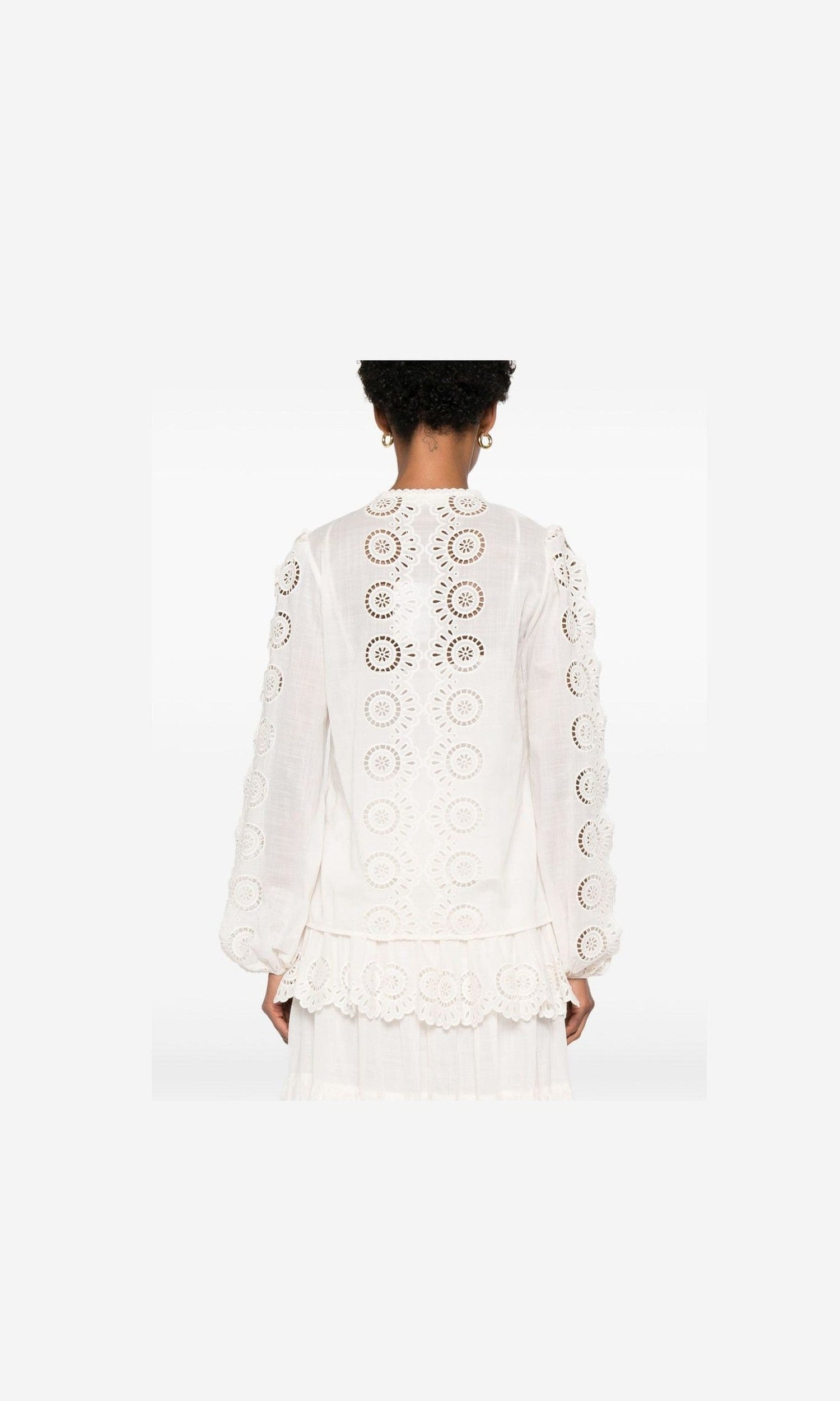 Zimmermann Ivory Shirt Glam Steals