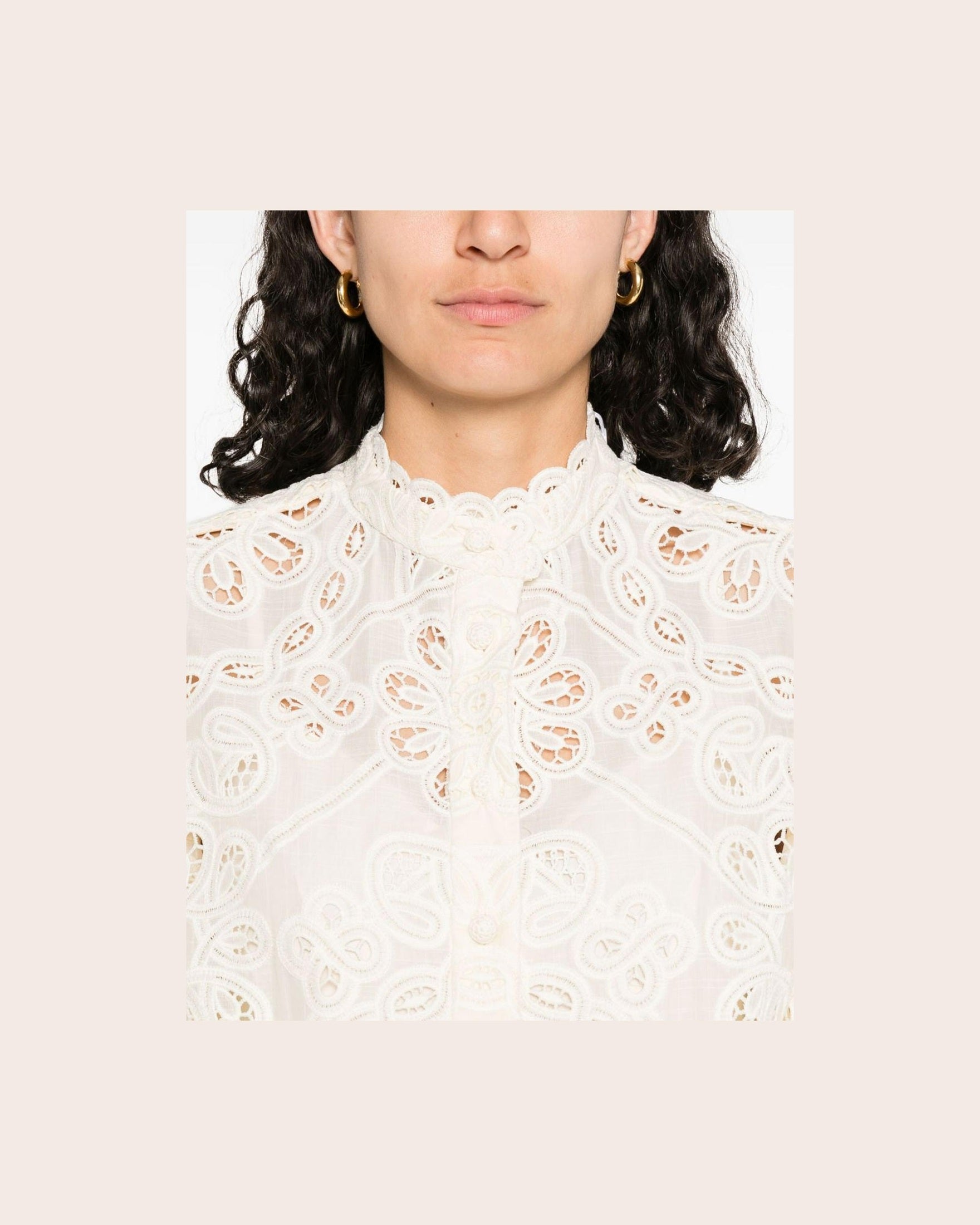 Zimmermann Ivory Shirt Glam Steals