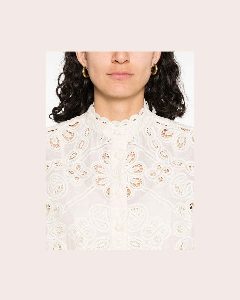 Zimmermann Ivory Shirt Glam Steals