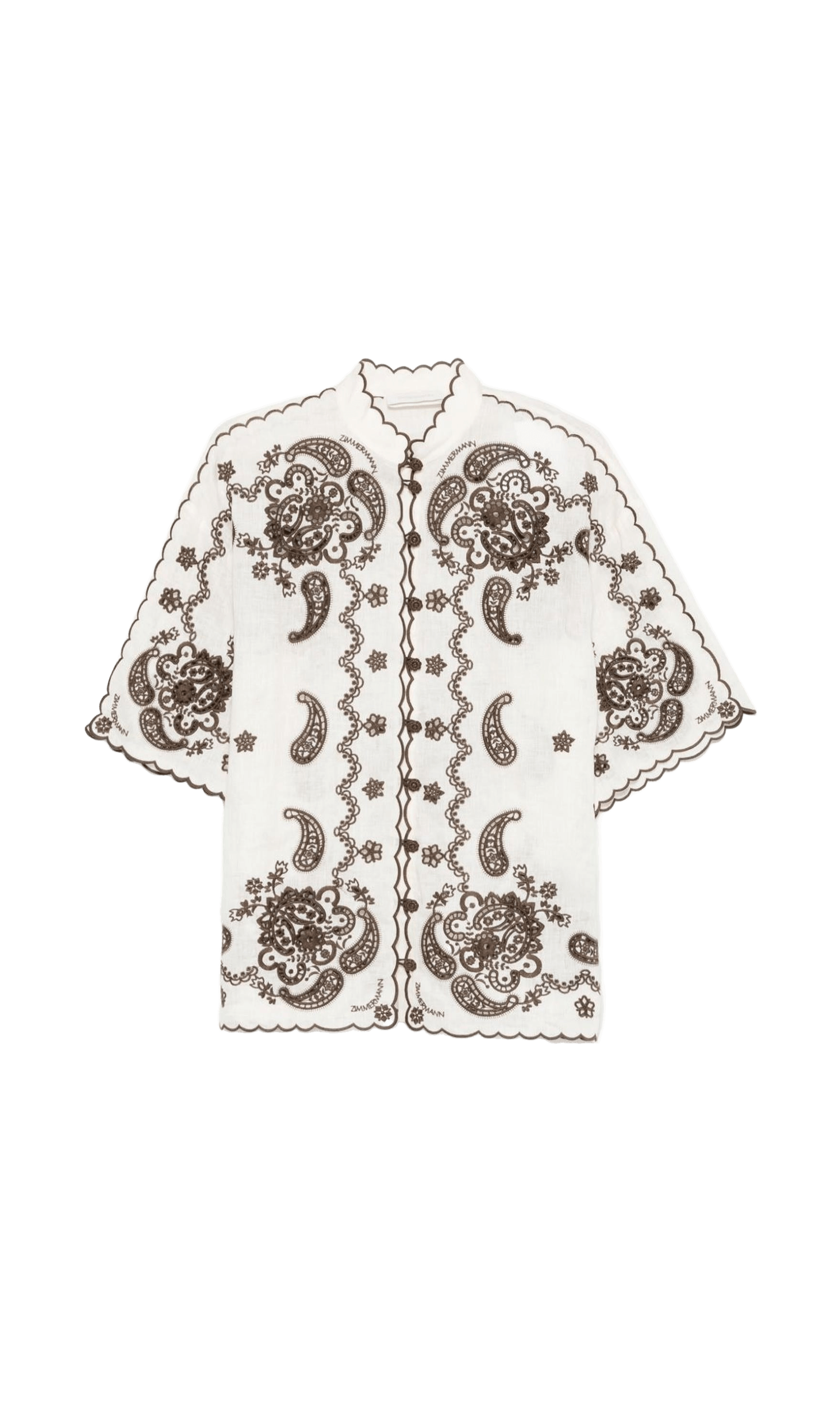 Zimmermann Ivory Shirt Glam Steals