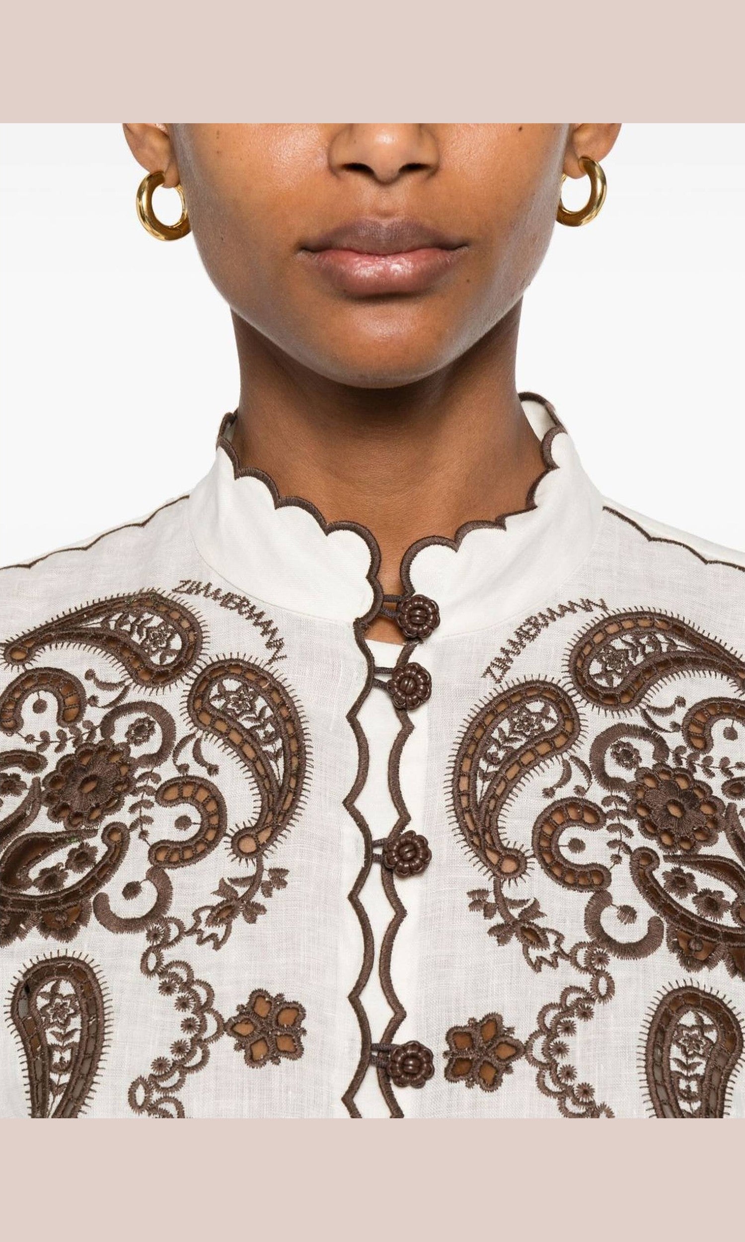 Zimmermann Ivory Shirt Glam Steals