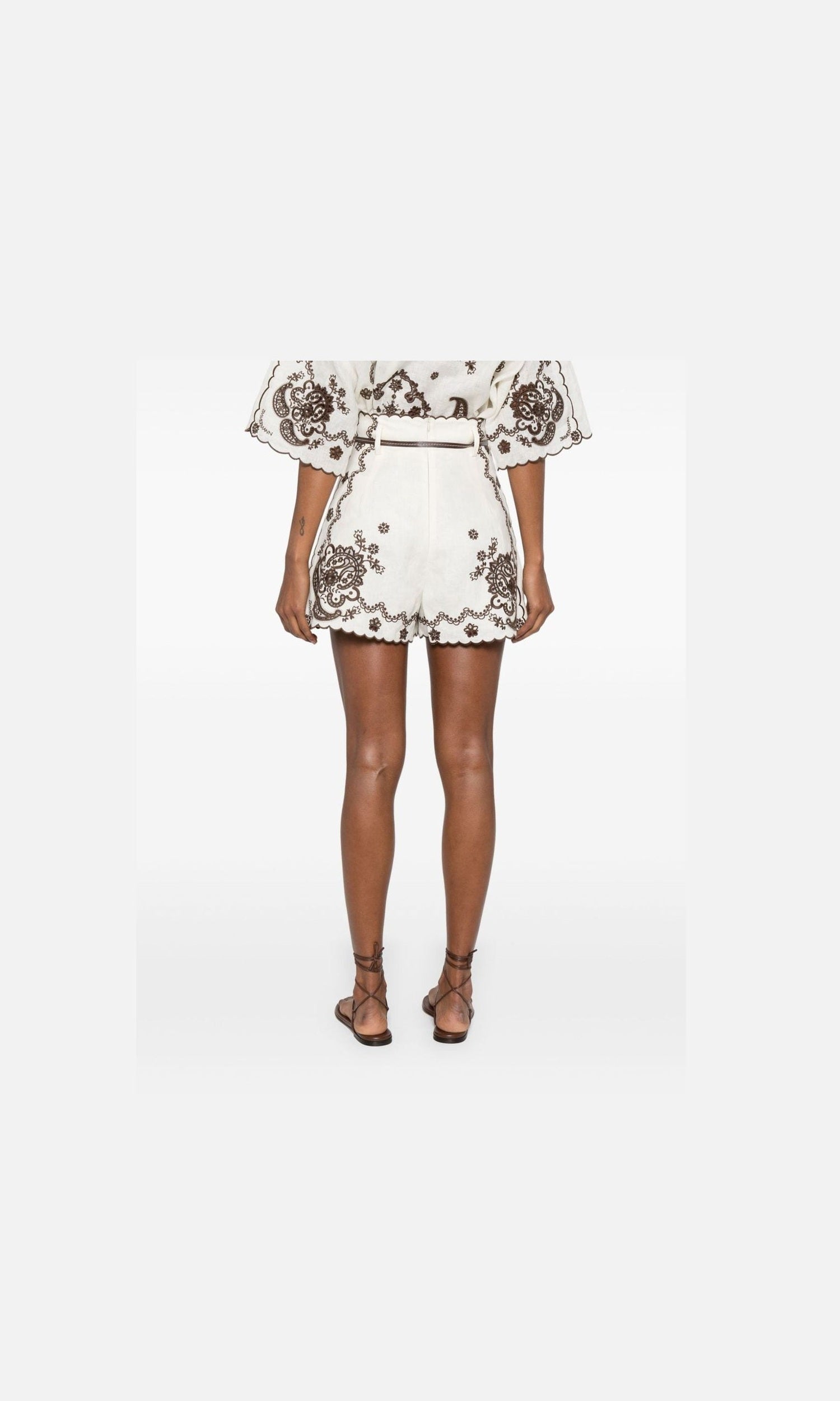 Zimmermann Ivory Shorts Glam Steals