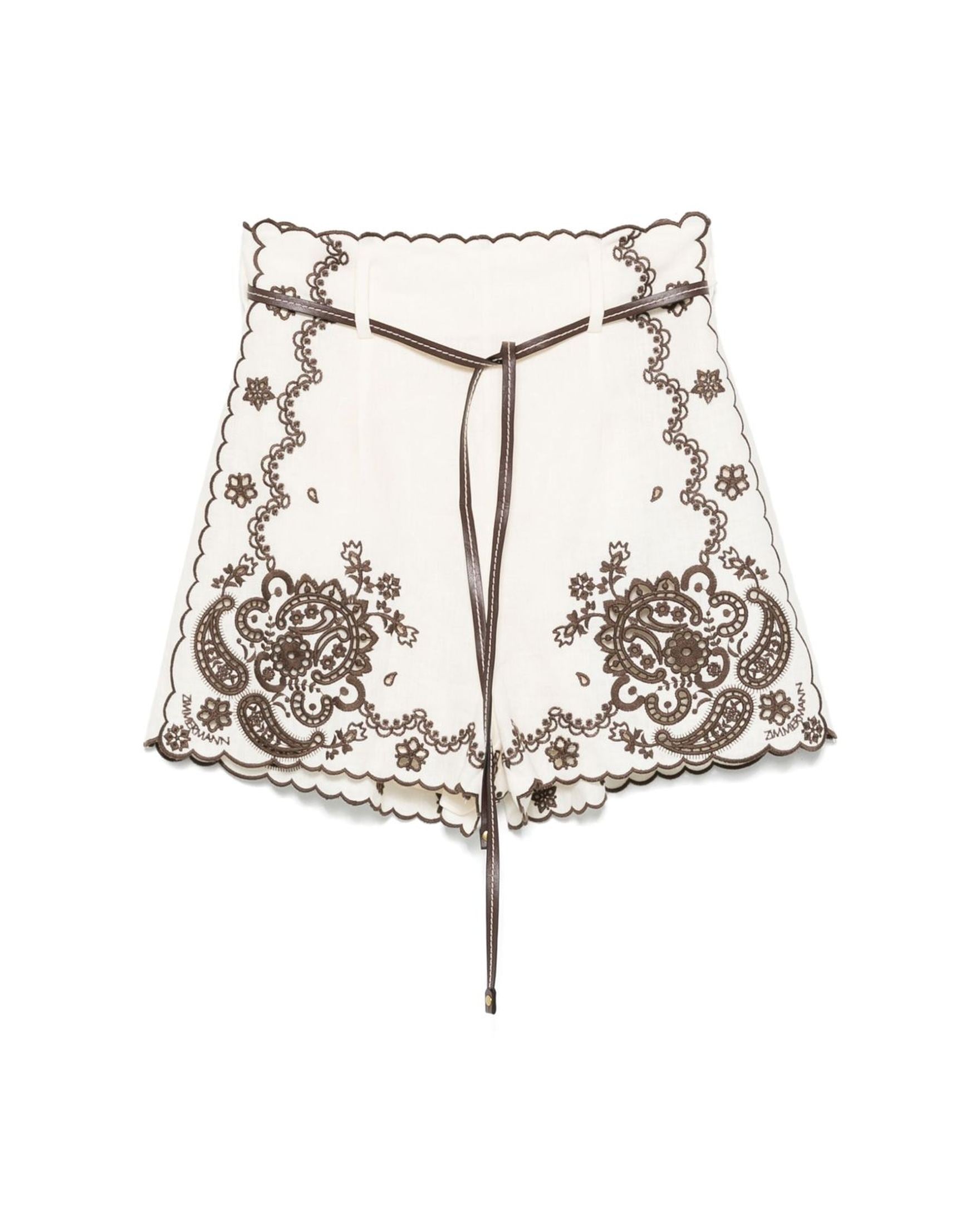 Zimmermann Ivory Shorts Glam Steals