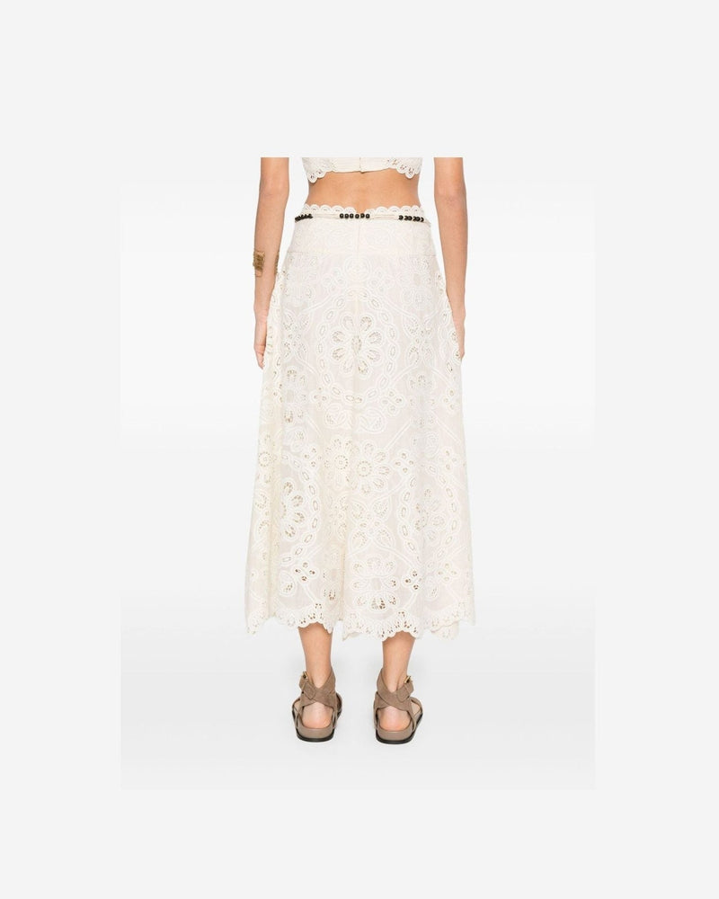 Zimmermann Ivory Skirt Glam Steals