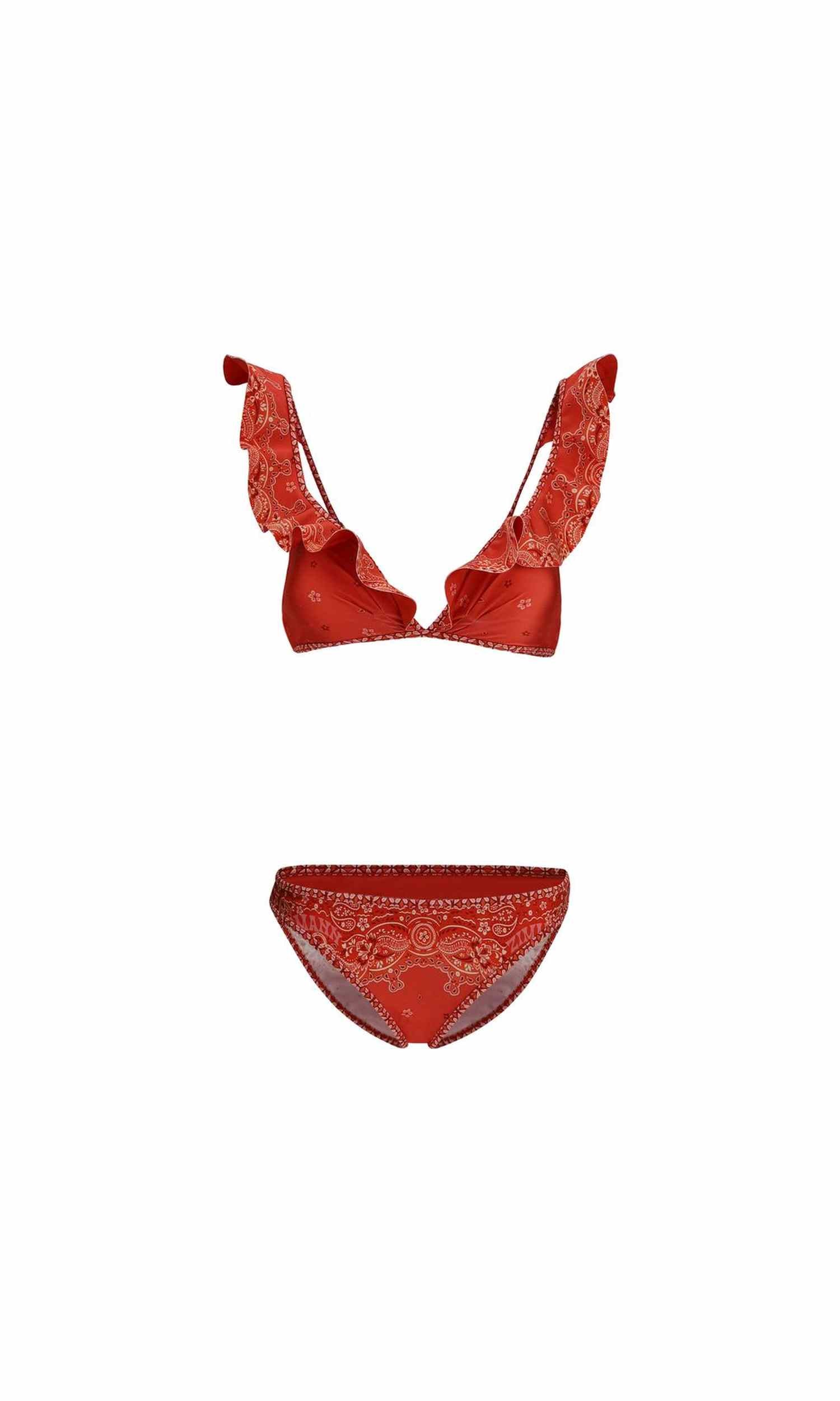 Zimmermann Lucky Frill Swimsuit Glam Steals
