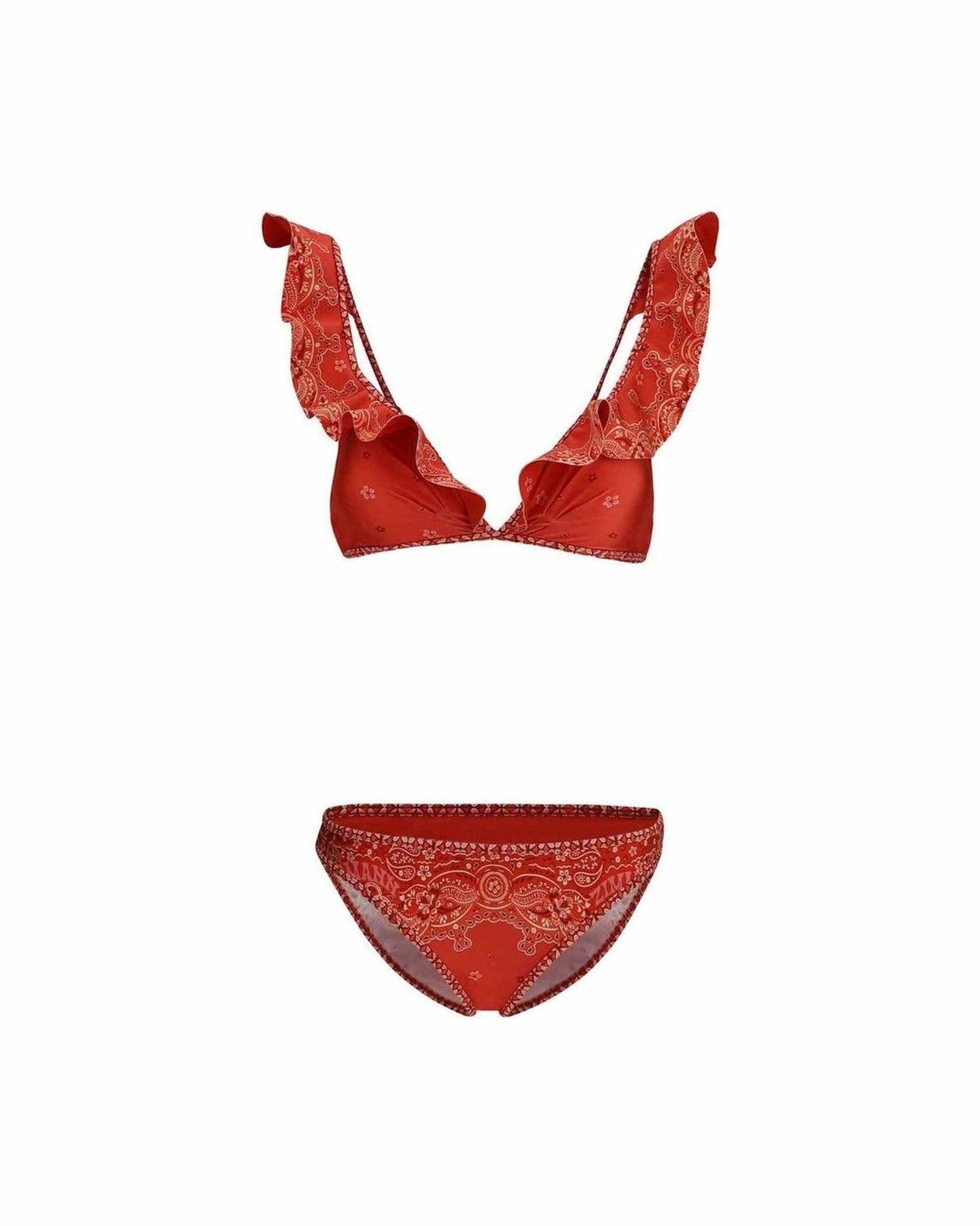 Zimmermann Lucky Frill Swimsuit Glam Steals