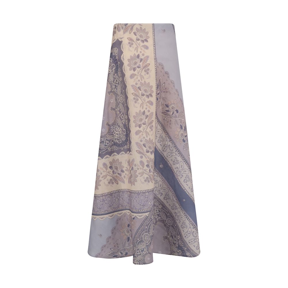 Zimmermann Lucky Midi Skirt Glam Steals