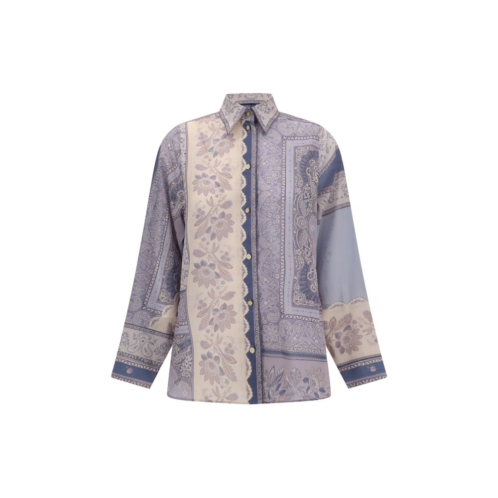 Zimmermann Lucky Relaxed Shirt Glam Steals