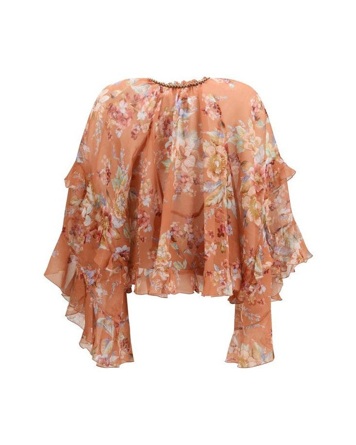 Zimmermann Multicolor Cotton Blouse Glam Steals