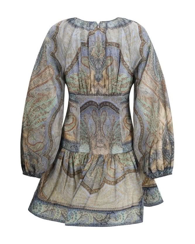 Zimmermann Multicolor Cotton Casual Dress 