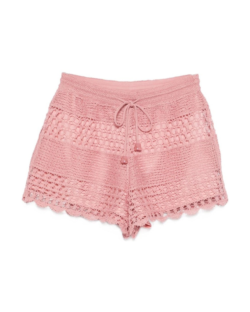 Zimmermann Pink Shorts Glam Steals